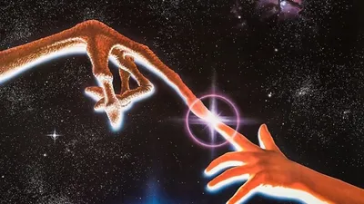 Affiche du film E.T l'Extraterrestre de Steven Spielberg en 1982