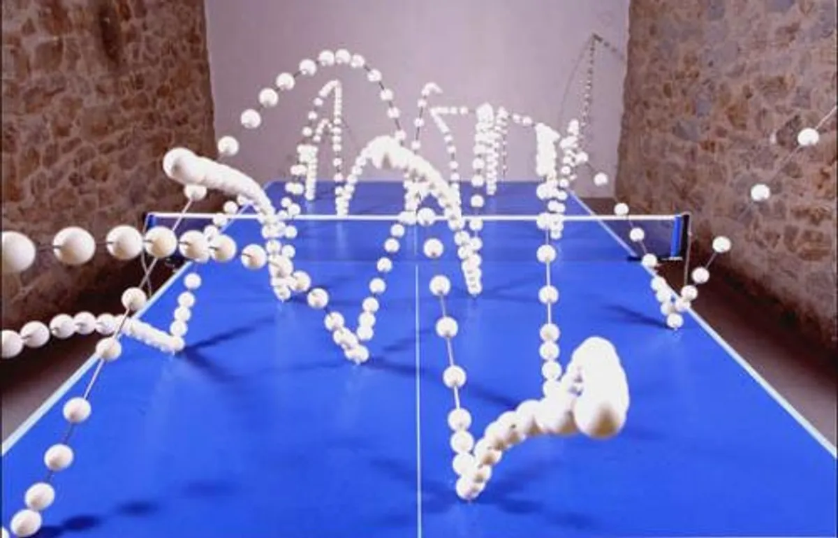Sans titre (table de ping-pong), 2001 