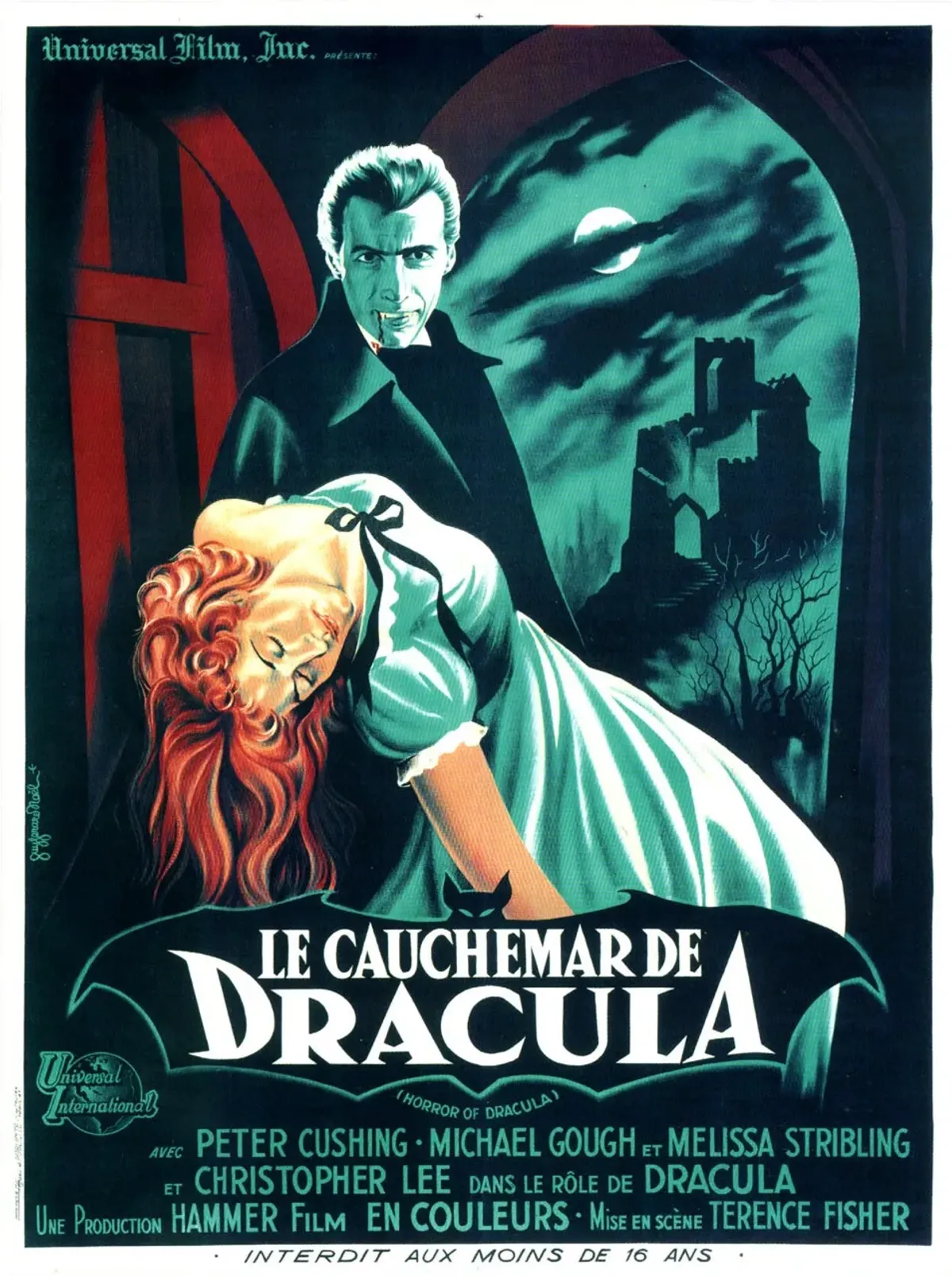 Affiche du film Le cauchemar de Dracula