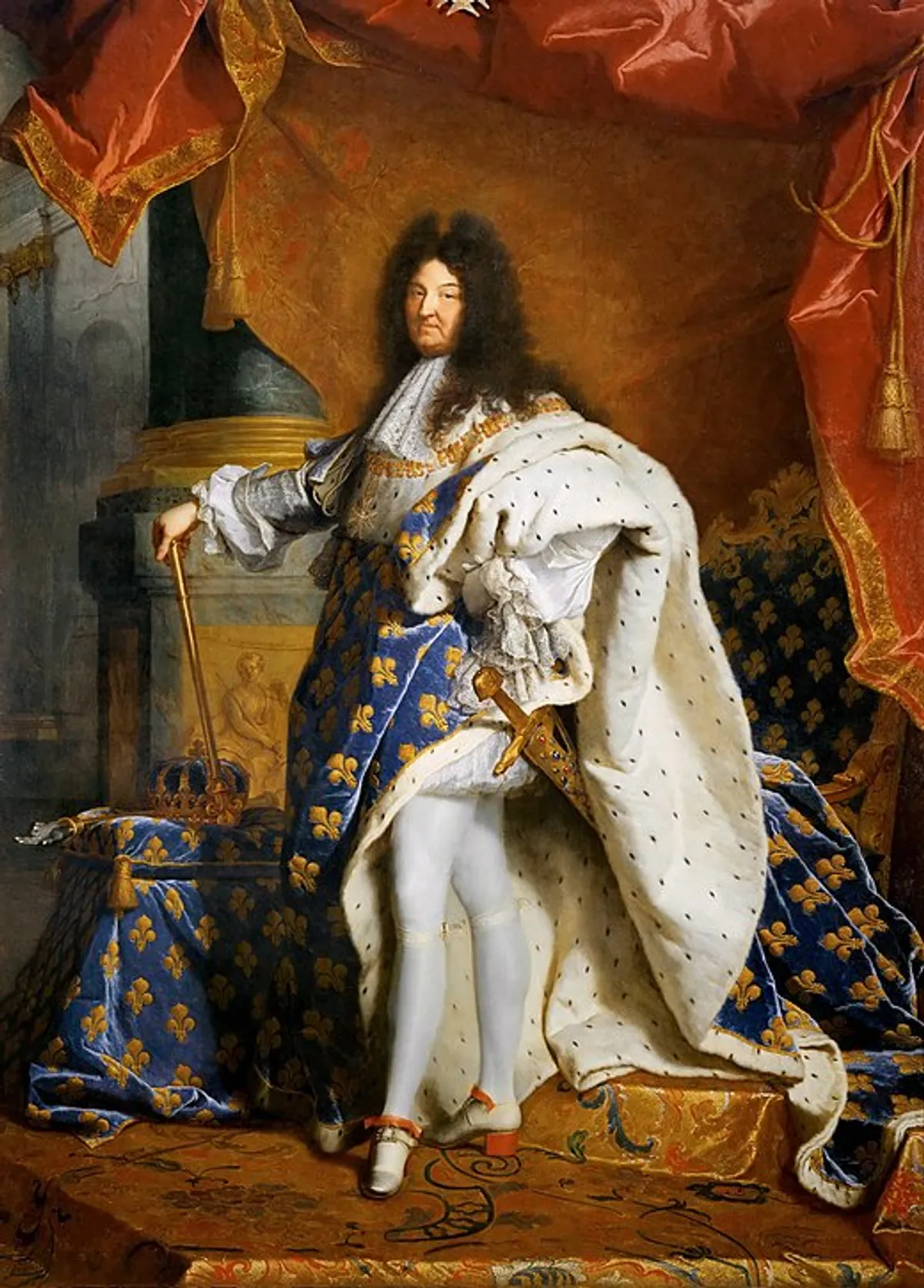 Portrait de Louis XIV en costume de sacre